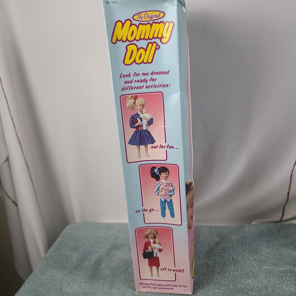 Vintage 1990 The‎ Original Mommy Doll 19" Blonde Hair With Baby Tootsie Toys - Picture 9 of 16